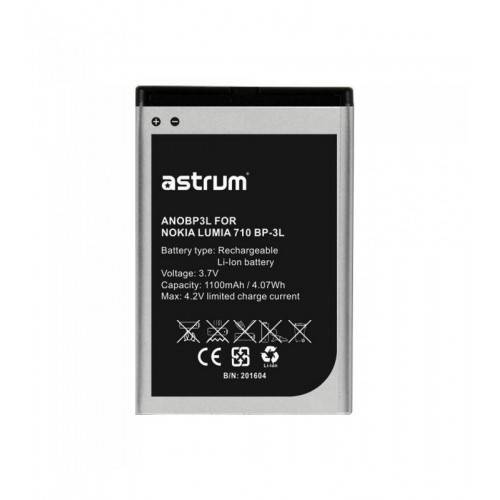 Astrum ANOBP3L Replacement Battery for Nokia LUMIA 710 - BP-3L (A73555-B) - Astrum