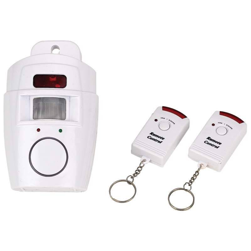 Motion Detector Alarm Kit - Remote Controlled On/Off - 197g