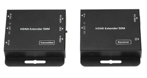 HDCVT HDMI Extender 50m slim with IR POE - HDCVT