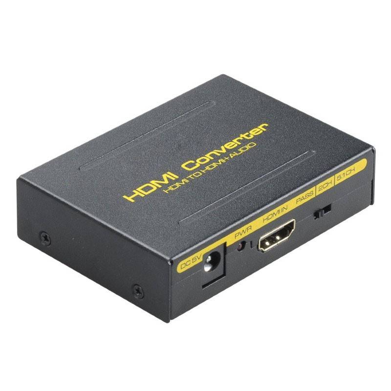 HDMI Audio Extractor Converter - 4K HDMI Input to HDMI / Optical TOSLINK SPDIF and Analog RCA L/R...