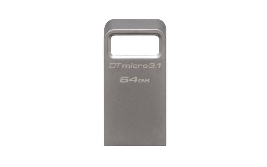 Kingston DataTraveler Micro 3.1 DTMC3 / 64GB Memory Stick USB 3.1 silver - Kingston
