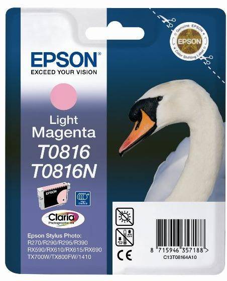 Epson T0816 Light Magenta Ink Cartridge (Swan) - Epson