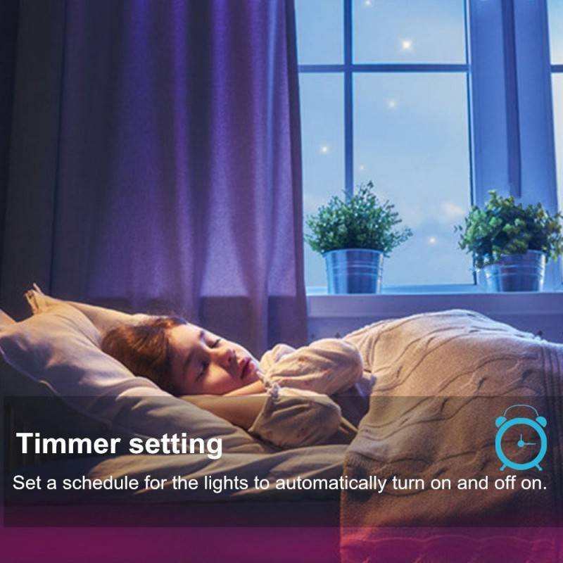 5m RGB Wifi Smart 5050 LED Strip Light kit with Power Supply and Remote | Works with Google / Alexa