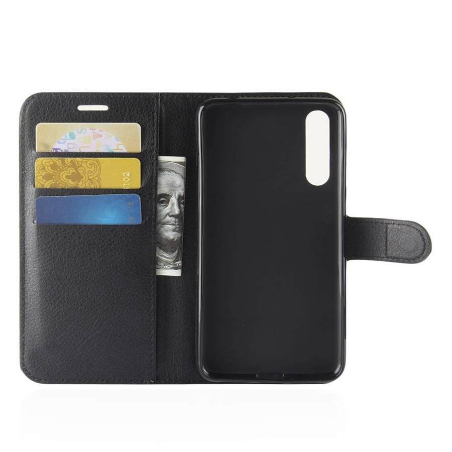 Tuff-Luv  K2_44  Essentials Range Horizontal Flip Leather Case with Wallet & Holder for Huawei P20