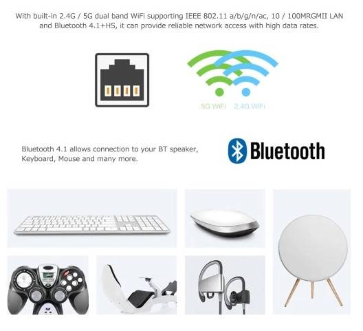 MECOOL M8S PRO L 4K Android 7.1 TV Box Amlogic S912 3GB / 16GB