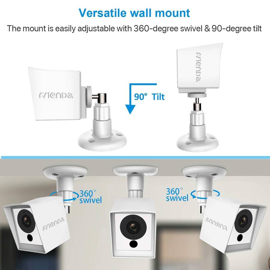 Outdoor Camera Cover for Wyze Cam 1080p HD Camera and iSmart Alarm Spot Camera with Security Wall
