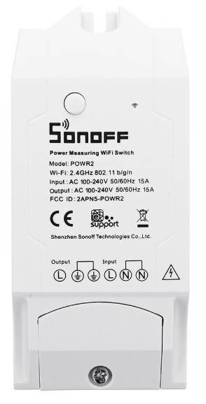 Sonoff POW REV 2 WiFi Smart Switch with Power Consumption Measurement (compatible with Google