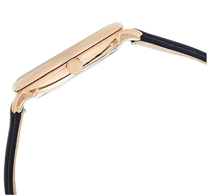 Fossil Women`s Jacqueline Quartz Stainless Steel and Leather Watch - Rose Gold