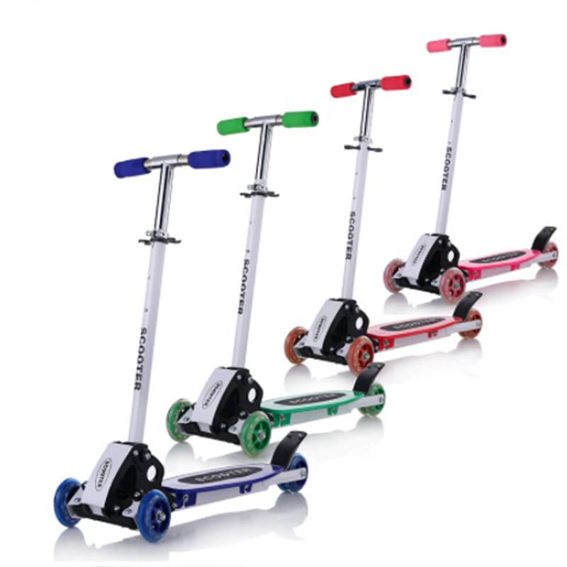Kids Scooter Foldable and Adjustable - Steel - Royal Blue