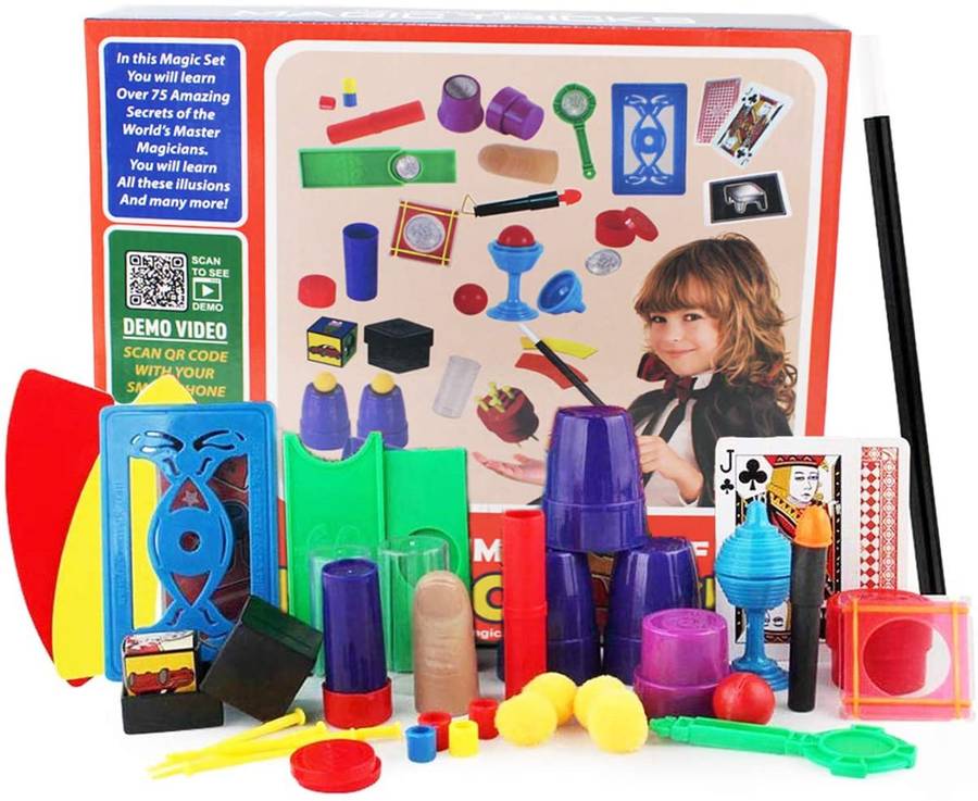 Kids Magic Set with 75 Magic Tricks