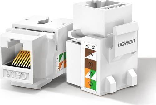 uGreen 80178 CAT6 White Unshielded Network Modules