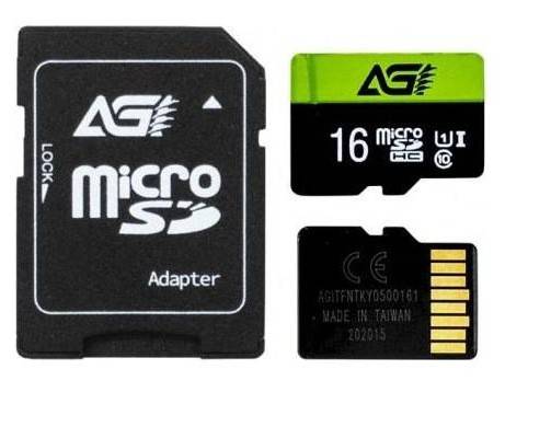 AGI 16GB MicroSD Memory Card Class 10