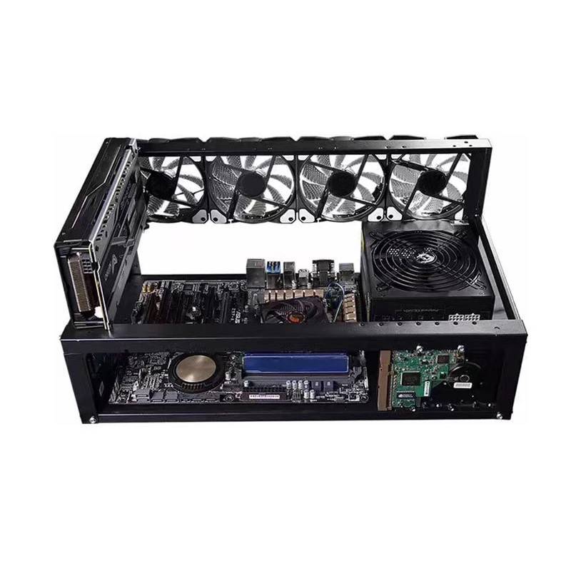 Mining Case Rig Frame (up to 6/8 GPU) for ETH/ETC/ZEC/BTC/Bitcoin/Ethereum/Dogecoin
