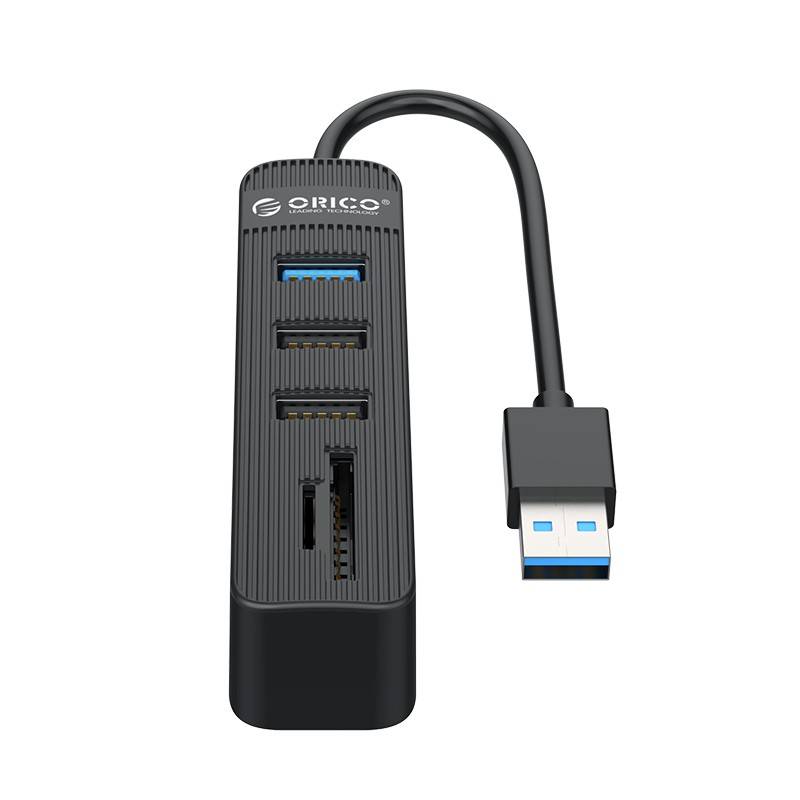 Orico 3 Port USB3.0 Hub with Card Reader  Black