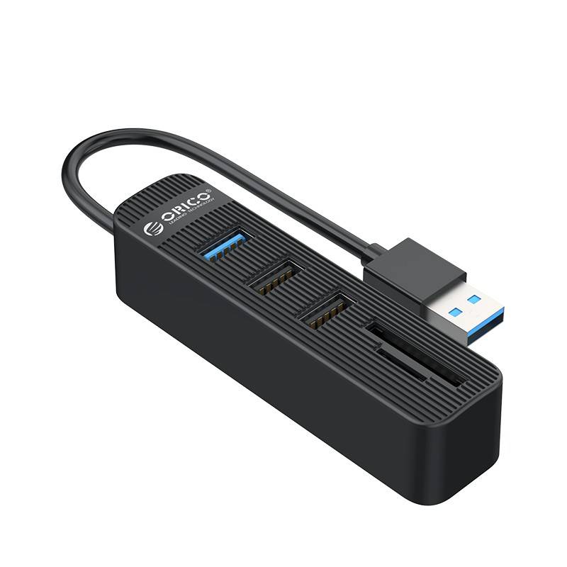 Orico 3 Port USB3.0 Hub with Card Reader  Black