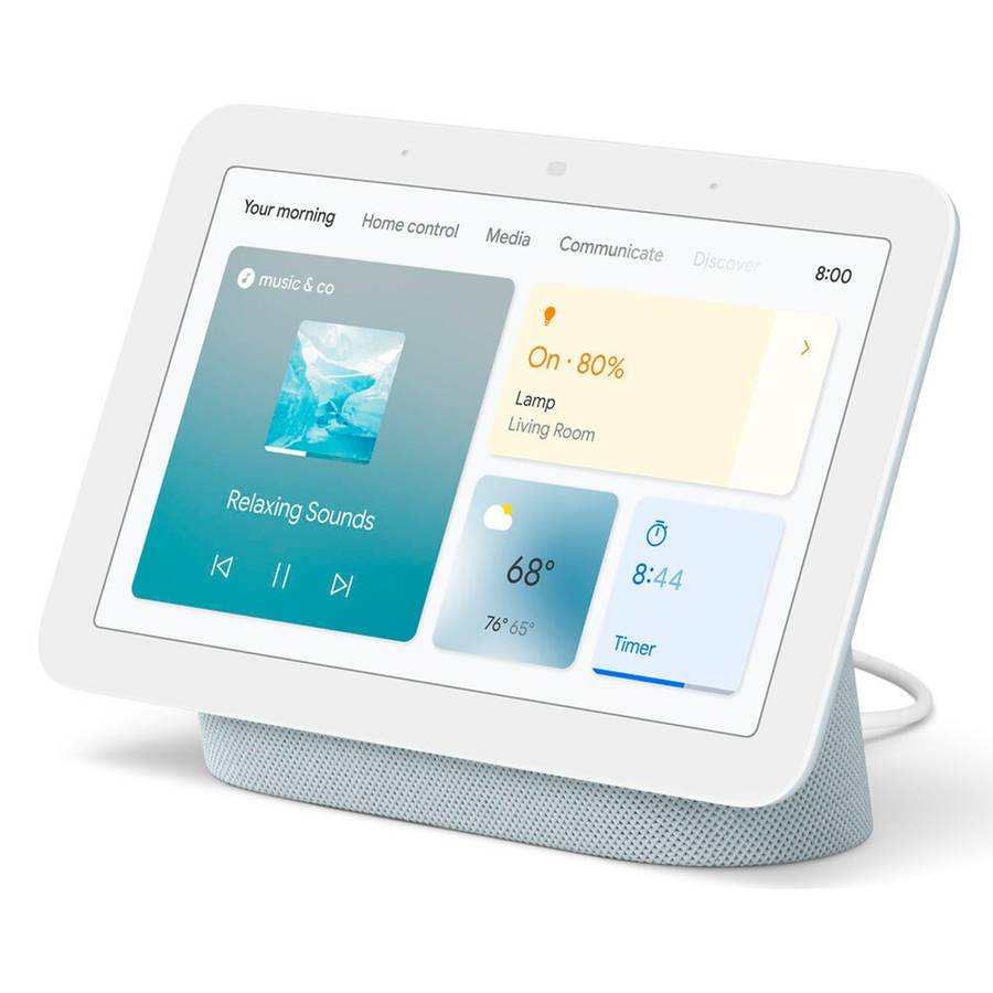 Google Nest Hub Gen 2 - Google Assistant / 3 Far-Field Microphones / Wi-Fi / Bluetooth