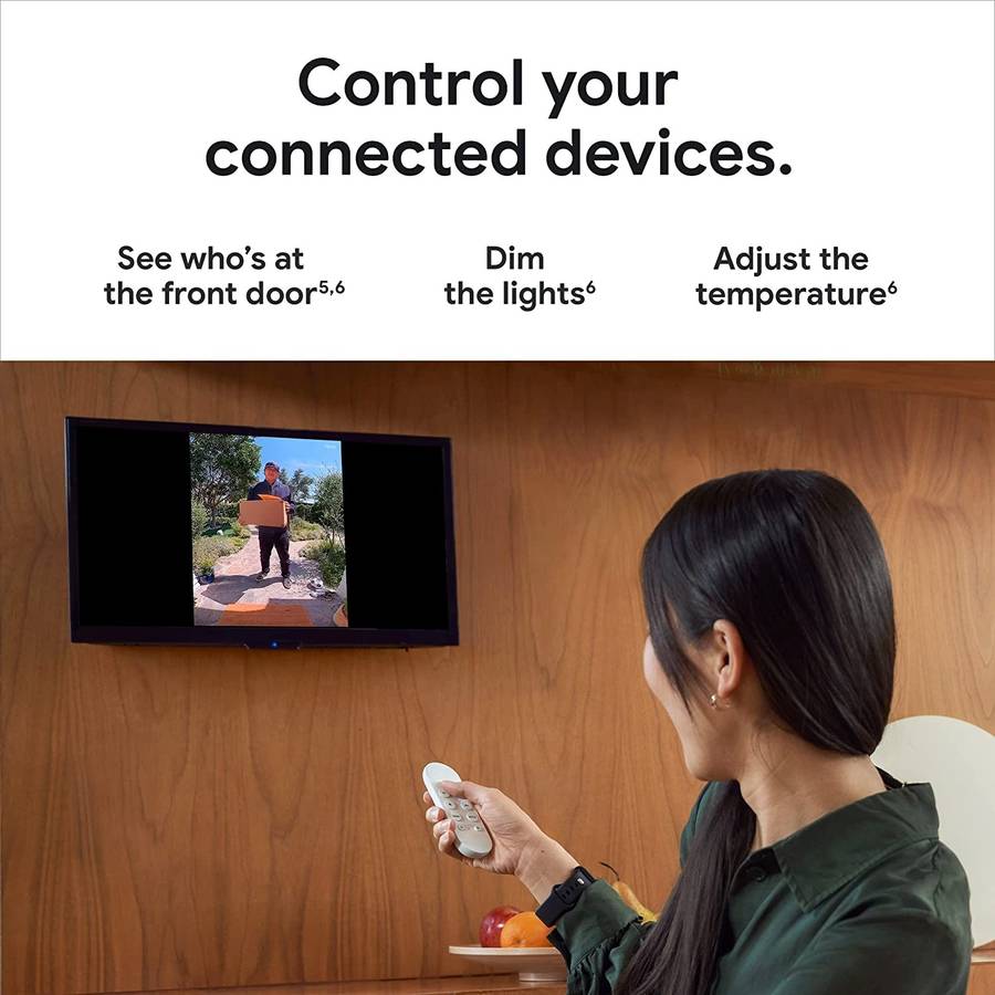 Chromecast with Google TV 1080p HDR - Snow
