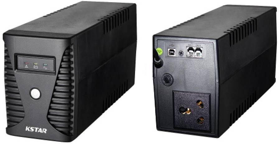 KSTAR 600VA LINE INTERACTIVE UPS W/USB