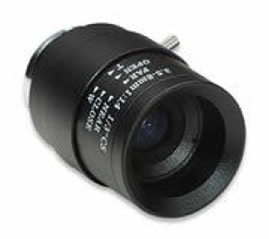 Intellinet 524391 1/3"" CS MOUNT 3.5mm - 8mm VARI-FOCAL LENS