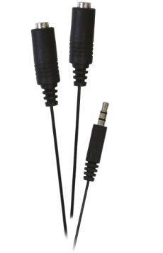 Jivo JI-1855 Audio Splitter - Black