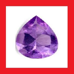 AMETHYST - VIVID PURPLE PEAR FACET - 0.25cts