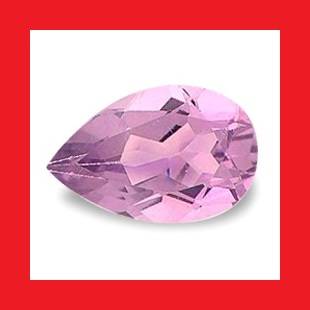 AMETHYST - Vibrant Fine Purple Pear Facet - 1.10cts