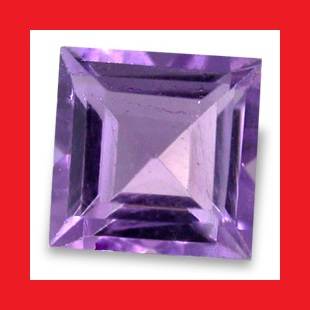 AMETHYST - NICE PURPLE SQUARE CUT - 0.57cts
