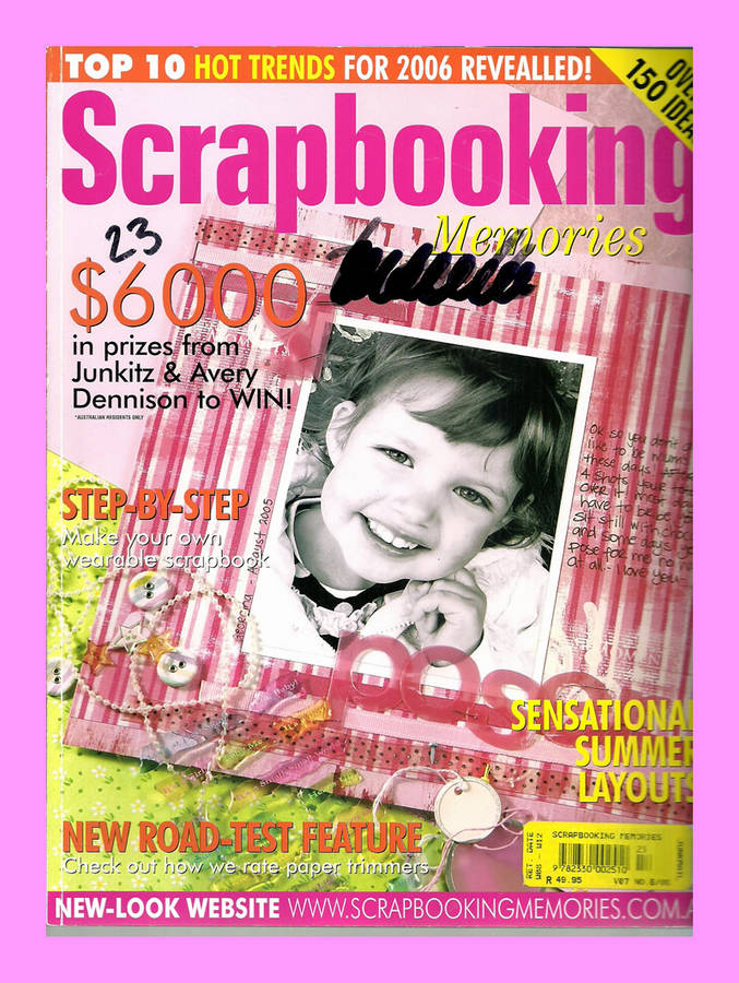 MAGAZINE  -  SCRAPBOOKING MEMORIES VOL 7 NO 6  [CONDITION VERY GOOD]