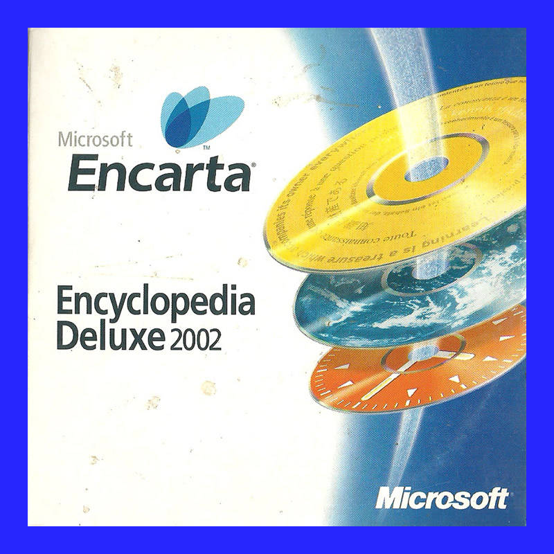 PC CD ROM - ENCARTA ENCYCLOPEDIA DELUXE 2002