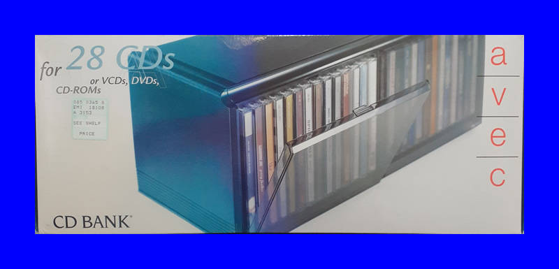 AVEC 28  CD RACK (BLACK)  - SEALED
