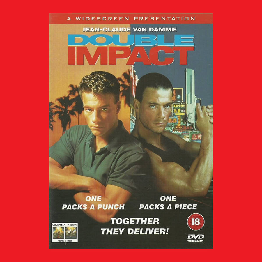 HUGE DVD SALE!  -  DOUBLE IMPACT - REGION 2 EDITION