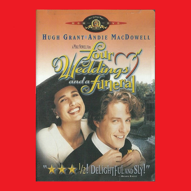 DVD - FOUR WEDDINGS AND A FUNERAL - REGION 1 (NEW)