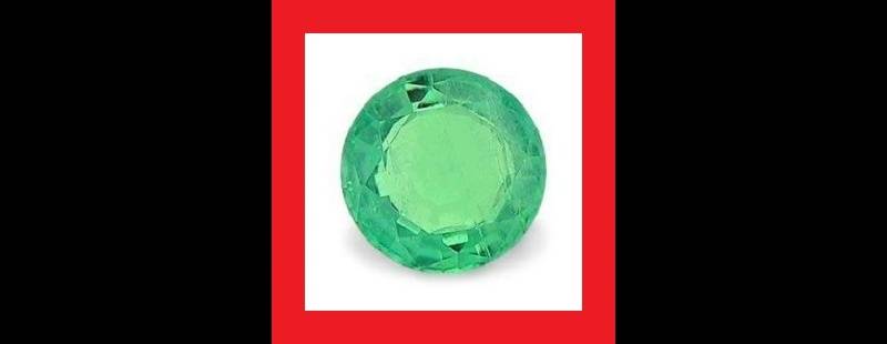 EMERALD [Brazil] - RICH GREEN ROUND FACET - AVERAGE 0.03cts
