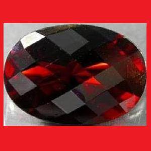 Garnet [India] - Faceted Oval Shape - 1.01cts