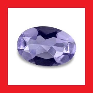 IOLITE - NICE VIOLET OVAL CUT - 0.360cts