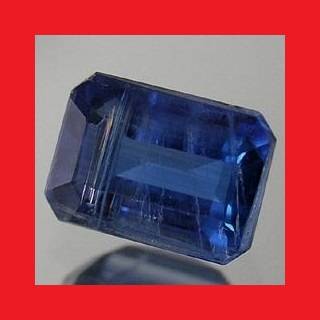 Kyanite [Nepal] - Faceted Rectangle Shape - 0.57cts