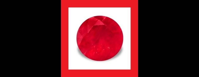 RUBY (Natural Burma) - TOP RED ROUND FACET - 0.220cts