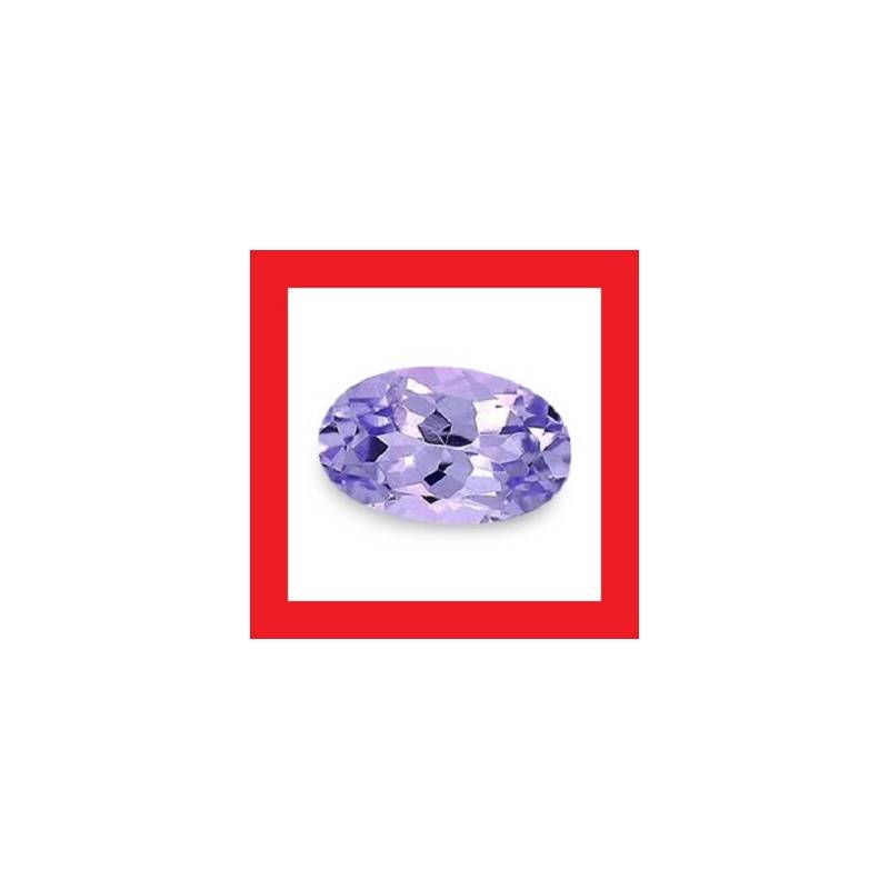 TANZANITE - NICE VIOLET BLUE OVAL FACET - 0.14cts