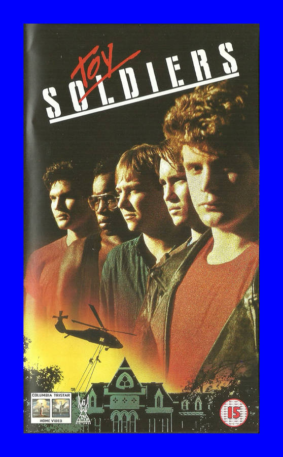 VHS CASSETTE  -  TOY SOLDIERS  (ASTIN, WHEATON, COOGAN, PEREZ, RUSSELL, GOSSETT JR)