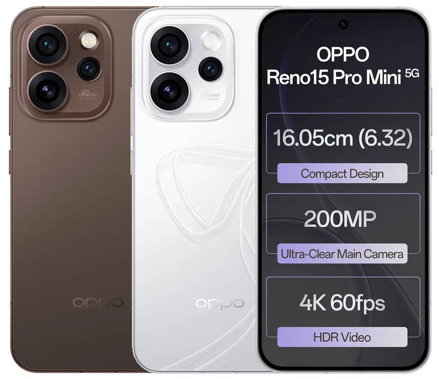 OPPO Reno15 Pro Mini 5G 512GB Dual SIM  Brand New | Mixed Colours