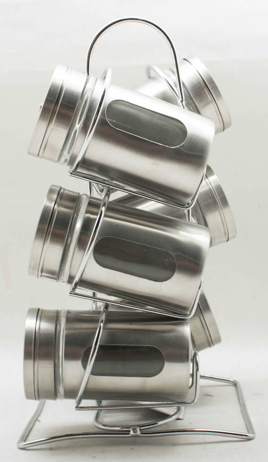 6 Pcs Spice Set On Rack