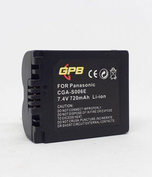 GPB Panasonic CGA-S006 Rechargeable Digital Camera Battery