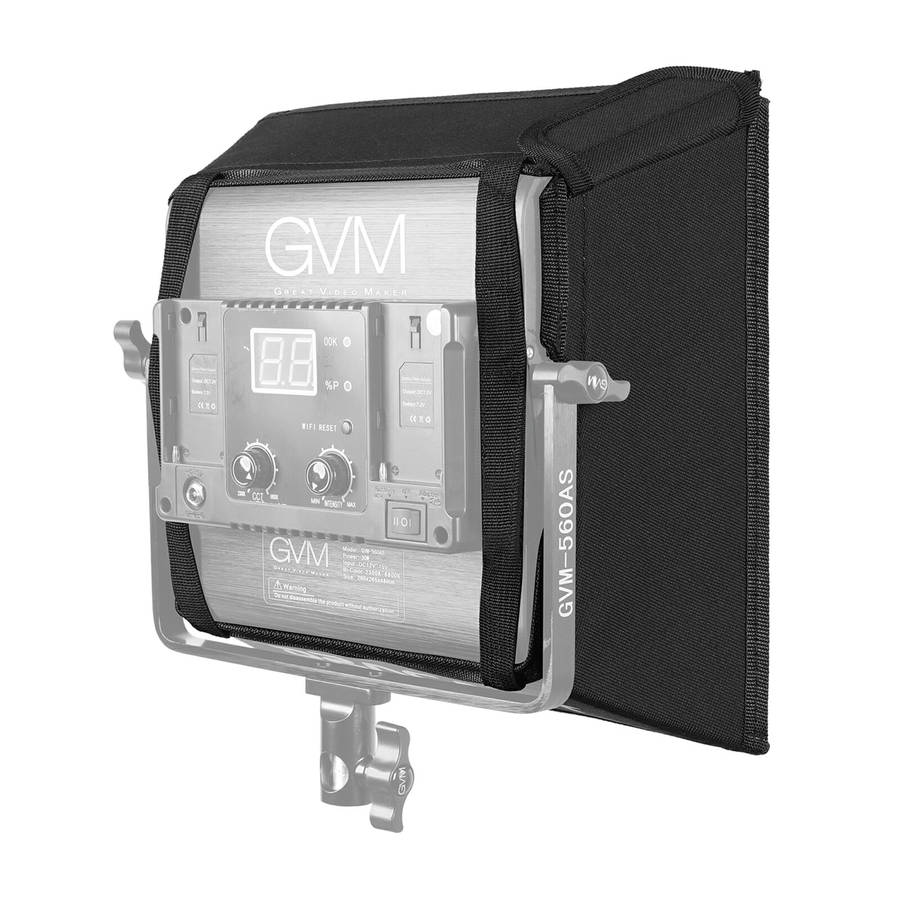 GVM 560AS Bi-Colour LED 2 Light Panel Kit plus Softboxes