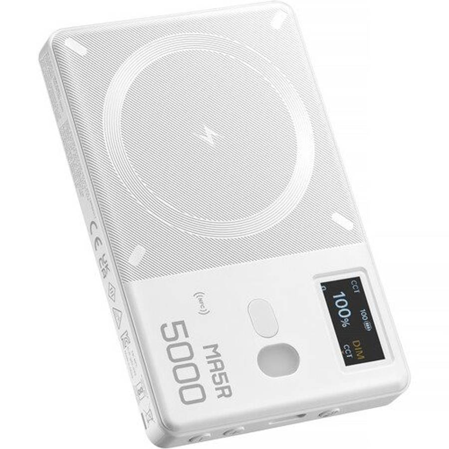 Godox MA5R Magnetic Wireless Charging Full-Colour RGB LED Light (Black or White)