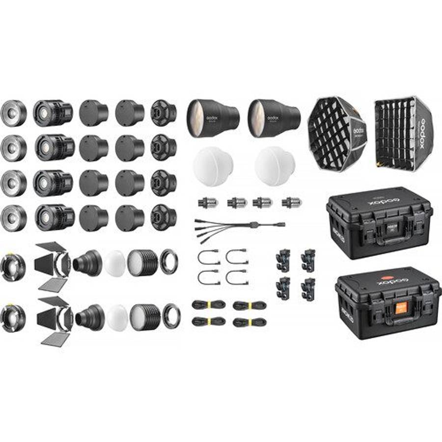 Godox Knowled MS60R RGB LED Light (4-Light Kit)