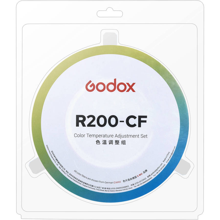 Godox R200-CF Colour Gel Kit for R200 Ring Flash Head Kit