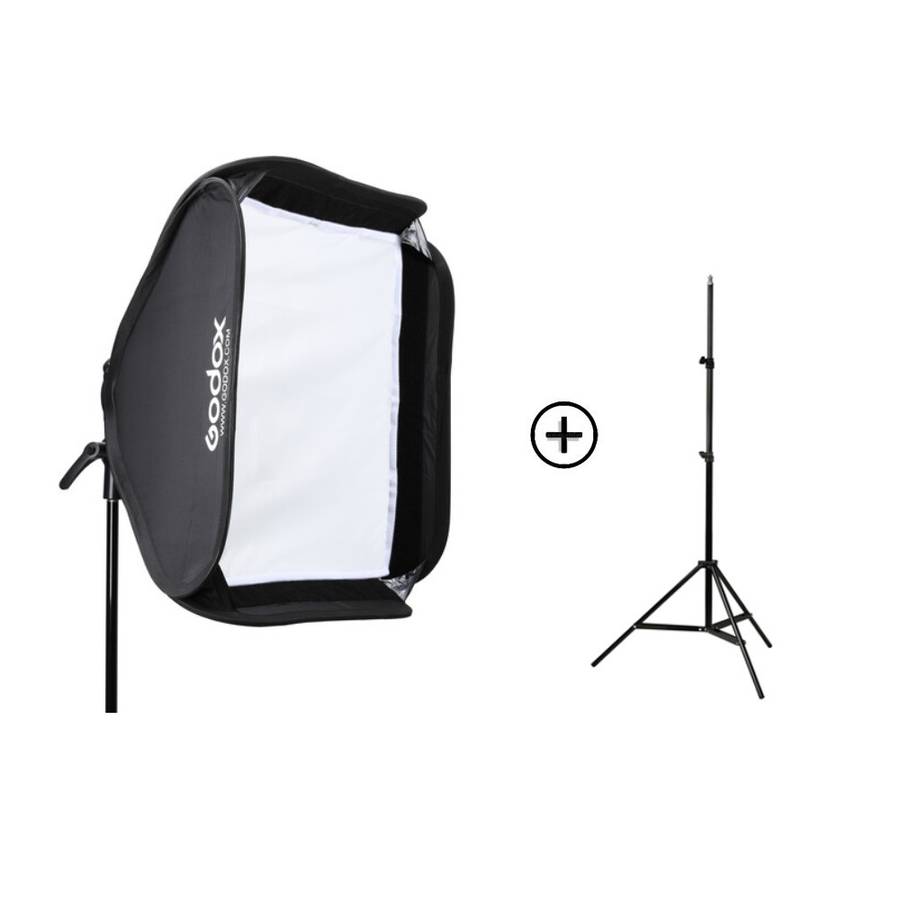 Godox SGGV6060 Softbox Diffuser + Grid with S2-type Bowens Mount Bracket