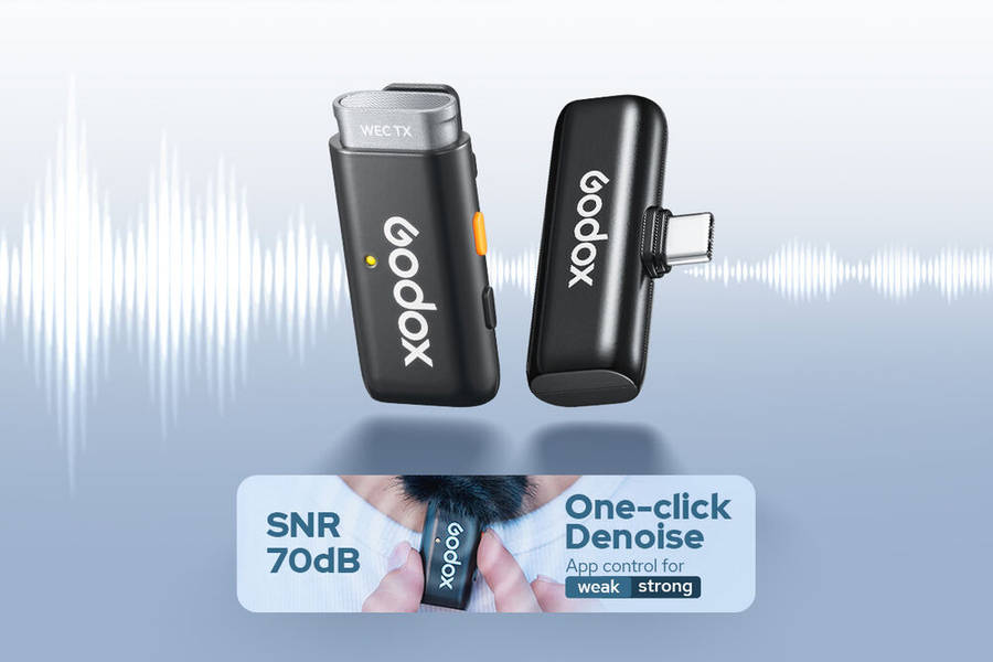 Godox WES2 2-Person Wireless Microphone System for USB-C Devices (2.4 GHz)