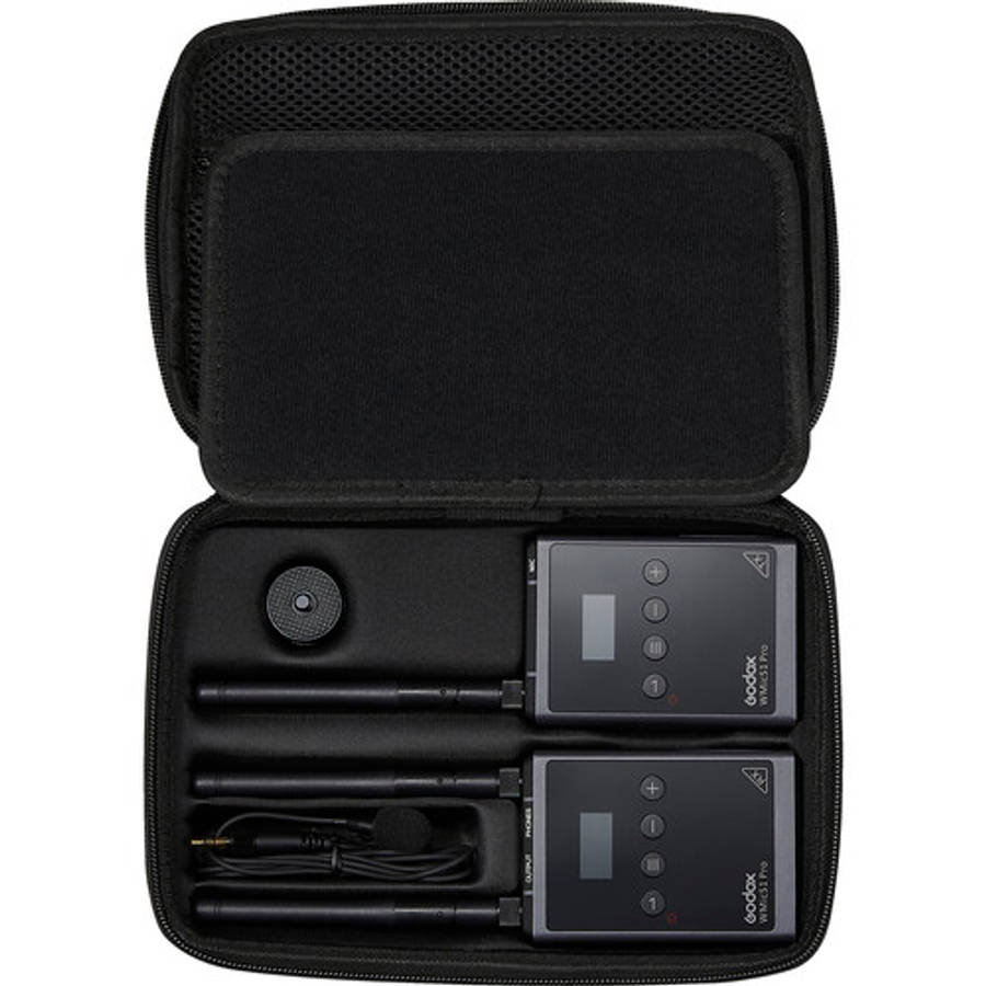 Godox WMicS1 Pro Kit 1 Camera-Mount Wireless Omni Lavaliere Microphone System (514 to 596 MHz)