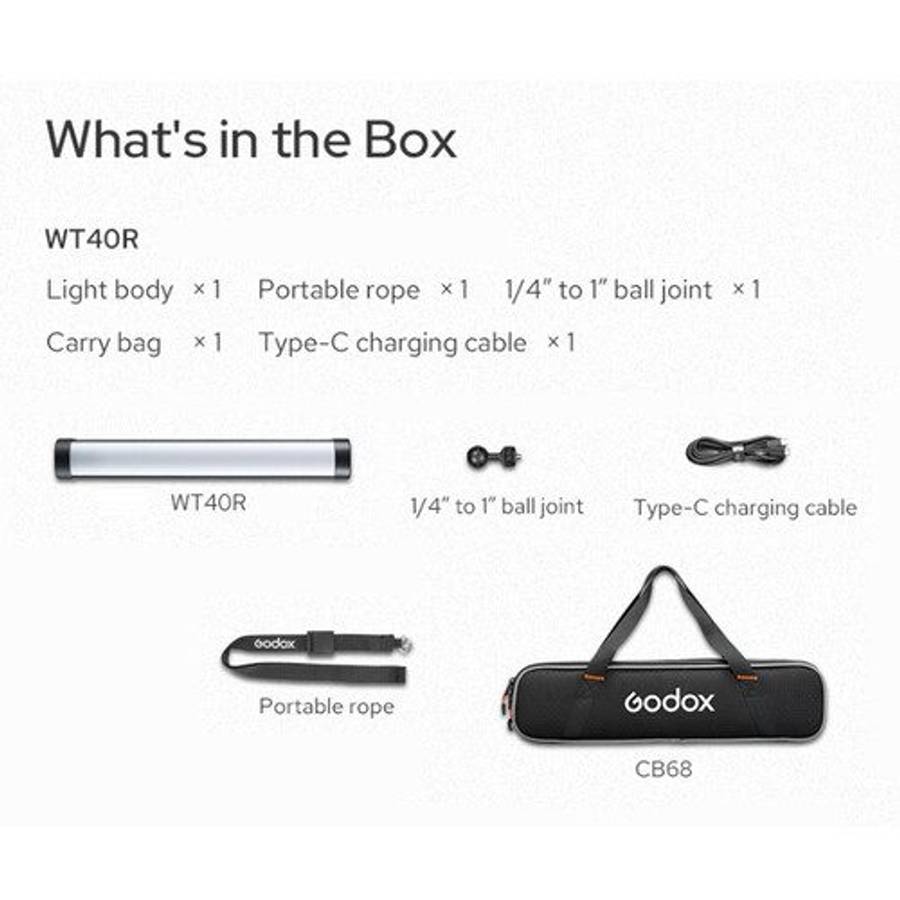 Godox WT40R RGB Dive Tube Light (38cm)